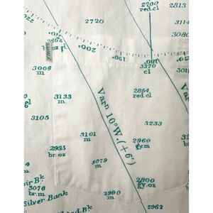 KAHALA Vintage Caribbean Map Button Down White | XL